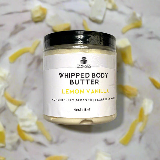 Lemon Vanilla Whipped Body Butter