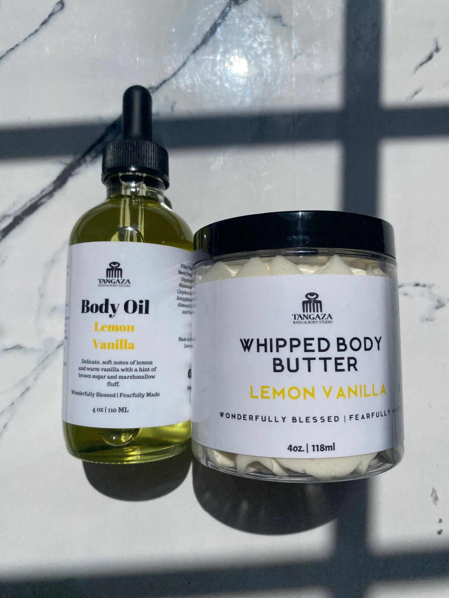 Lemon Vanilla Whipped Body Butter