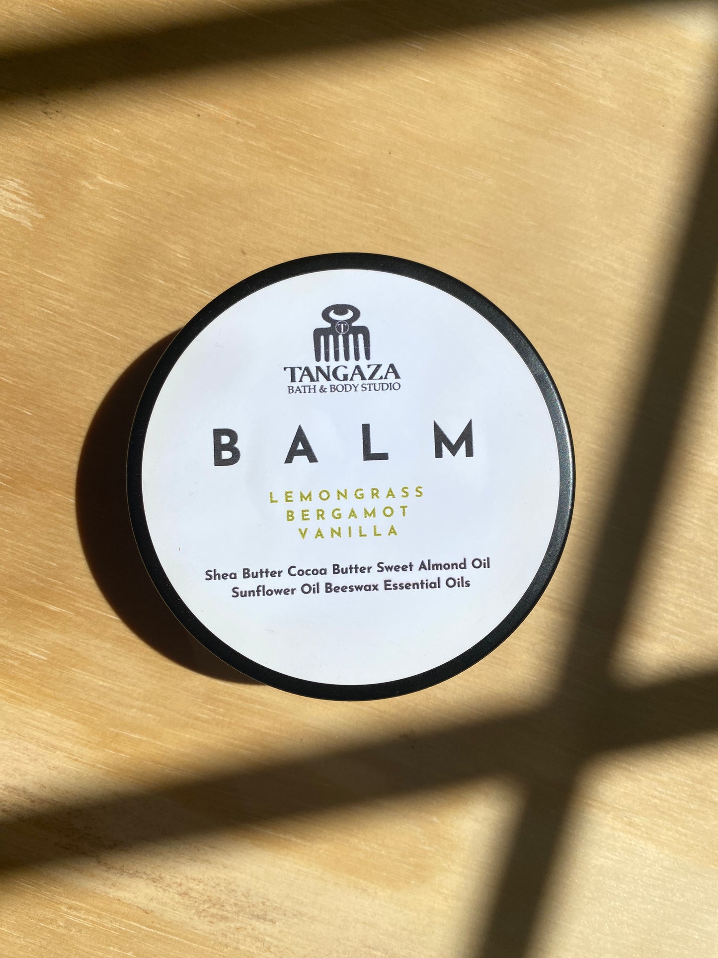 Lemongrass Bergamot and Vanilla Body Balm