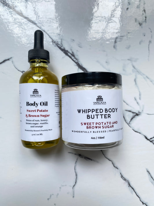 Sweet Potato and Brown Sugar Whipped Body Butter